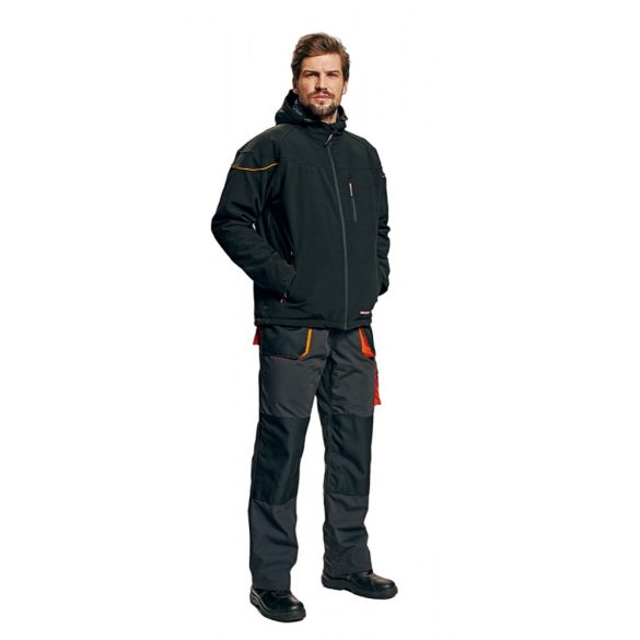 EMERTON WINTER SOFTSHELL dzsek feket XL