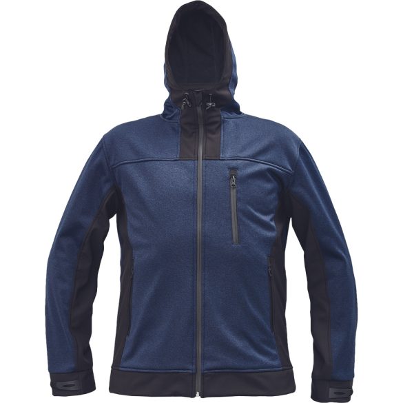 HUYER SOFTSHELL kabát navy L