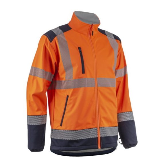 Új! Kazan Kombinálható Hi-Viz Narancs Softshell Felső_4Xl