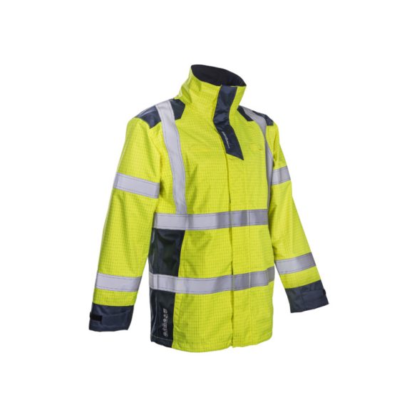 COVERGUARD 5NOT16000L ÚJ! NOTT HI-VIZ SÁRGA MULTIRISK BÉLELT VÉDŐKABÁT_L