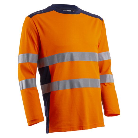 COVERGUARD 5RIK1700XL ÚJ! RIKKA HOSSZÚUJJÚ PÓLÓ HI-VIZ NARANCS ÉS KÉK SZÍNBEN_XL