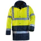 COVERGUARD 70548 FLUO 4/1PE SÁRGA/KÉK KABÁT_XS