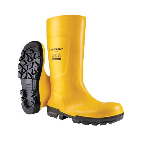 DUNLOP WORKIT SAFETY S5 SÁRGA PVC CSIZMA_42