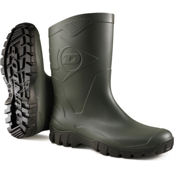 DUNLOP DEE K580011 RÖVIDSZÁRÚ ZÖLD PVC CSIZMA_40