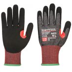 Portwest AHR13 F Dark Nitrile Cut kesztyű-A672-fekete-L