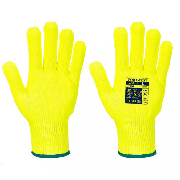 Portwest A688 - Pro Cut Liner Glove , Cut 5 - 9/L - sárga