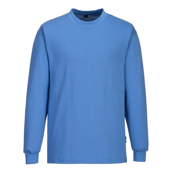 Portwest Anti -Static ESD Long Sleeve T-Shirt AS22 - kék - L