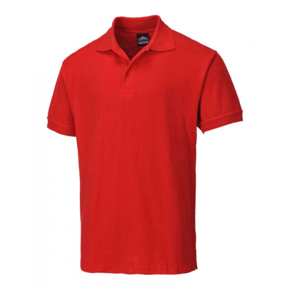 Portwest B210 - Nápoly Polo Shirt - L - piros