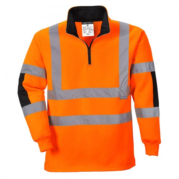 Portwest Jól láthatósági Xenon Rugby pulóver B308 - sárga - 4XL