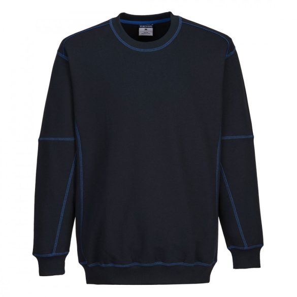 Portwest Essential 2-Tone Sweatshirt B318 - tengerészkék/piros - 3XL