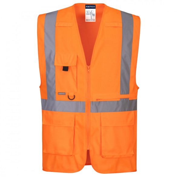 Portwest Hi-vis Executive Vest With Tablet Pocket C357 - narancs - 4XL