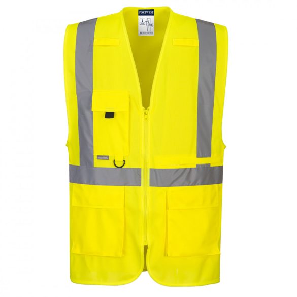 Portwest Hi-vis Executive Vest With Tablet Pocket C357 - sárga - 3XL