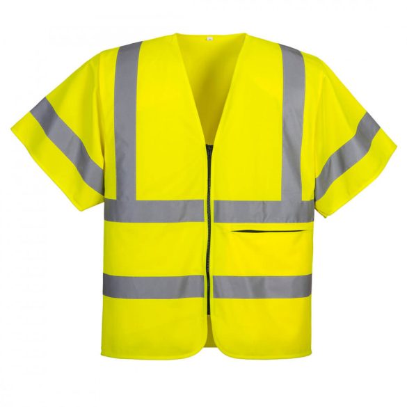 Portwest Half Sleeve Zip Vest C372 - sárga - 2XL