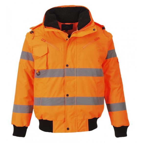 Portwest C467 - Hi-Vis 3 az 1-ben bomber kabát - M - narancs