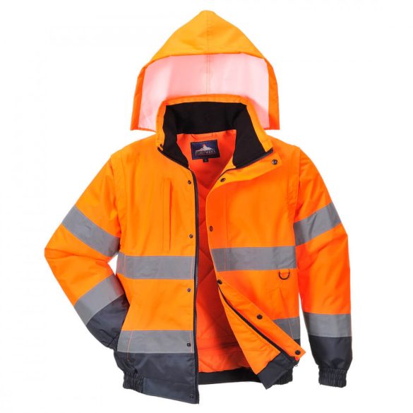 Portwest Hi-Vis 2 az 1-ben kabát C468 - narancs - 4XL