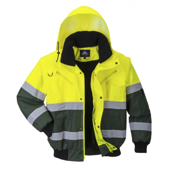 Portwest C565 - X Hi-Vis Bomber kabát - M - sárga