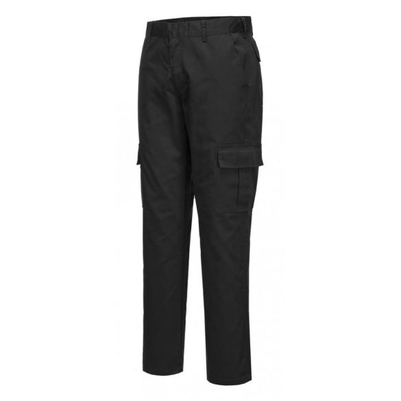 Portwest C711 - Slim Fit Combat nadrág - 36 - fekete