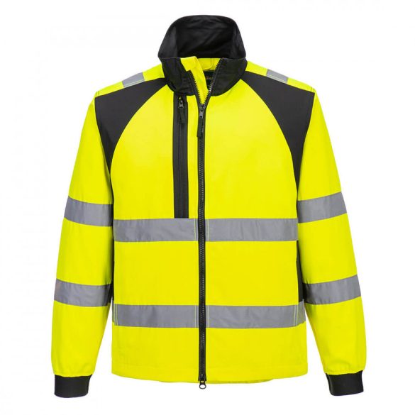 Portwest WX2 Eco Hi-Vis Work Jacket CD861 - sárga / fekete - M