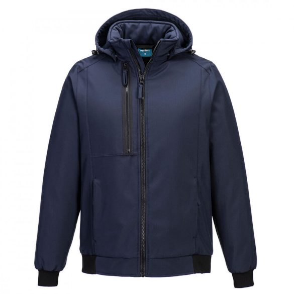 Portwest WX2 Eco bélelt softshell (2L) CD874 - sötét tengerészkék - L