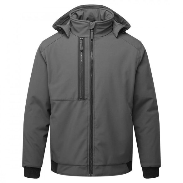 Portwest WX2 Eco bélelt softshell (2L) CD874 - metál szürke - L