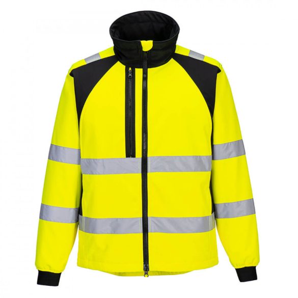 Portwest WX2 Eco Hi-Vis Softshell (2L) CD875 - sárga / fekete - L