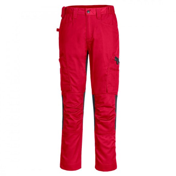 Portwest WX2 Eco Stretch Trade nadrág CD881 - sötét piros - 28 (XS)