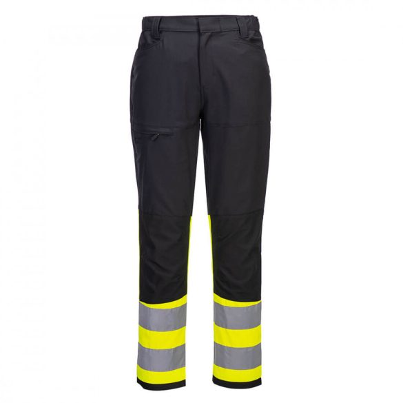 Portwest WX2 Eco Hi-Vis Class 1 Service Trouser CD888 - sárga / fekete - 28 (XS)