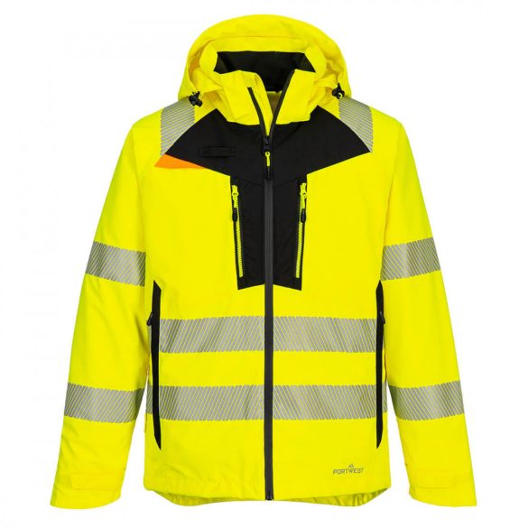 Portwest DX4 Hi-Vis Téli kabát DX462 - sárga - 4XL