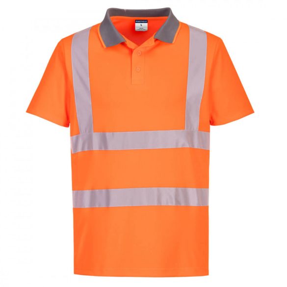 Portwest Eco Hi-Vis Polo Shirt  (6 db) EC10 - narancs - 4XL