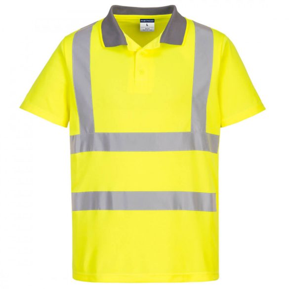 Portwest Eco Hi-Vis Polo Shirt  (6 db) EC10 - sárga - 4XL