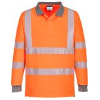 Portwest Eco Hi-Vis L/S Polo  (6 db) EC11 - narancs - S