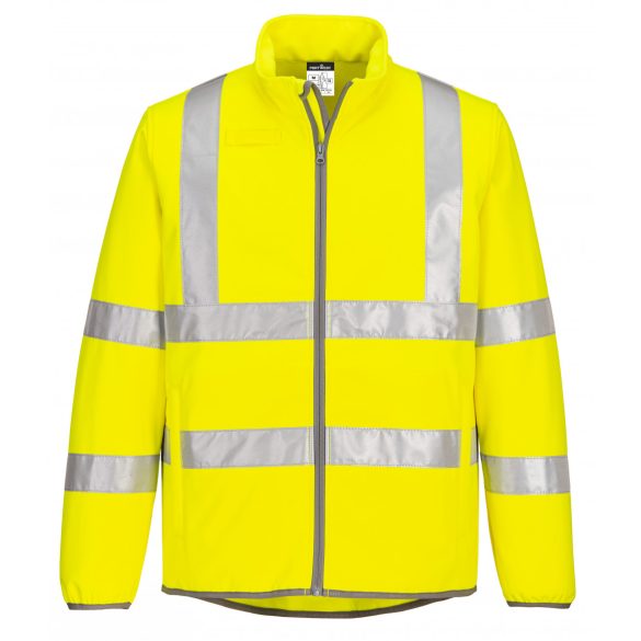 Portwest Hi-Vis jól láthatósági Softshell pulóver EC24 - sárga - 4XL