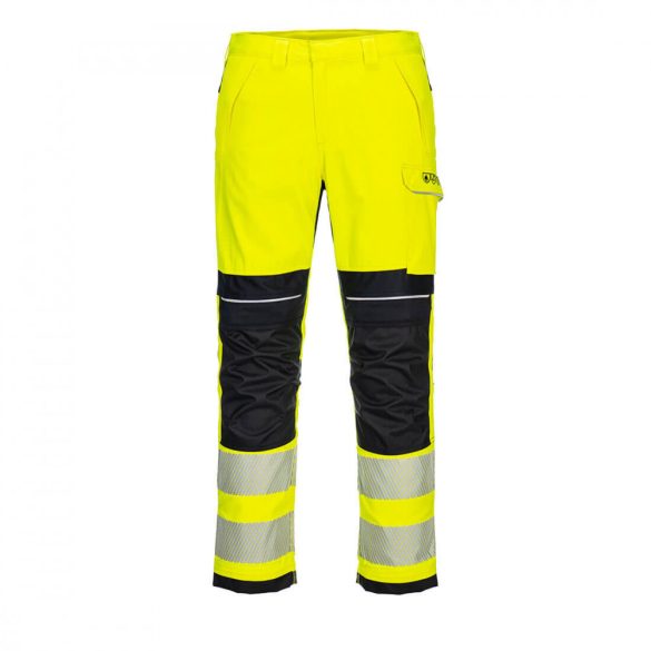 Portwest PW3 FR Hi-Vis Work Trousers FR406 - sárga / fekete - 28 (XS)