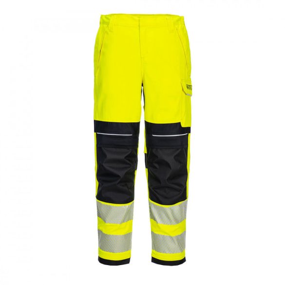 Portwest PW3 FR Hi-Vis Women's Work Trousers FR409 - sárga / fekete - 26 (XS)