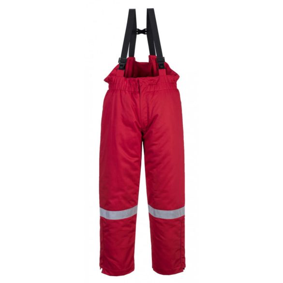 Portwest FR58 - FR Anti-Static téli mellesnadrág - 3XL - piros