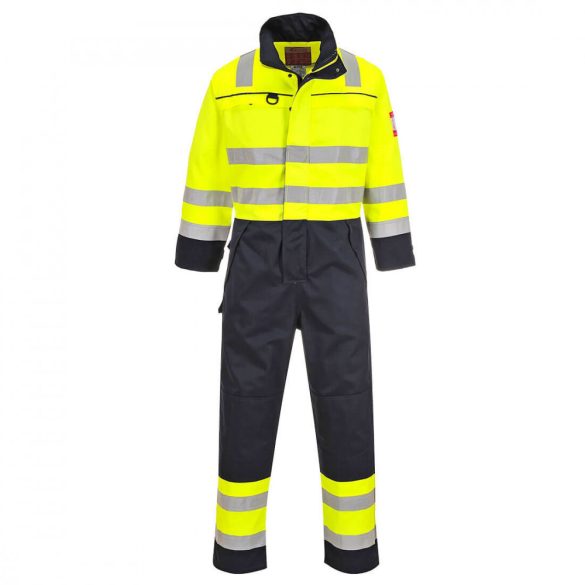 Portwest Hi-Vis Multi-norm overál FR60 - sárga / tengerészkék - 4XL