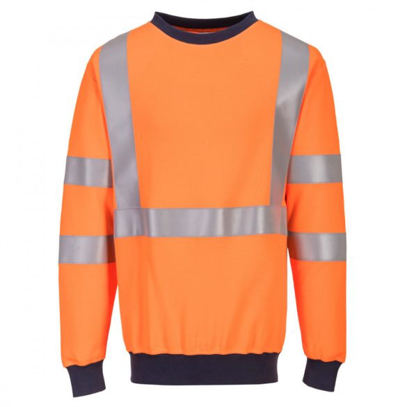 Portwest Flame Resistant RIS Sweatshirt FR703 - narancs - L