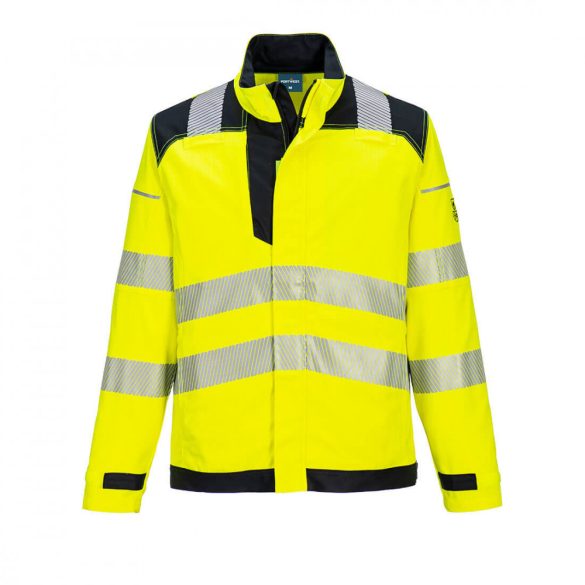 Portwest PW3 FR Hi-Vis Work Jacket FR714 - sárga / fekete - L