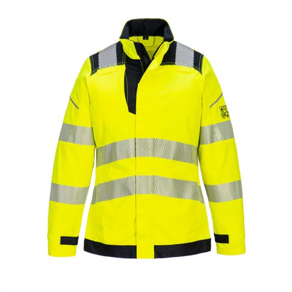 Portwest PW3 FR Hi-Vis Women's Work Jacket FR715 - sárga / fekete - M