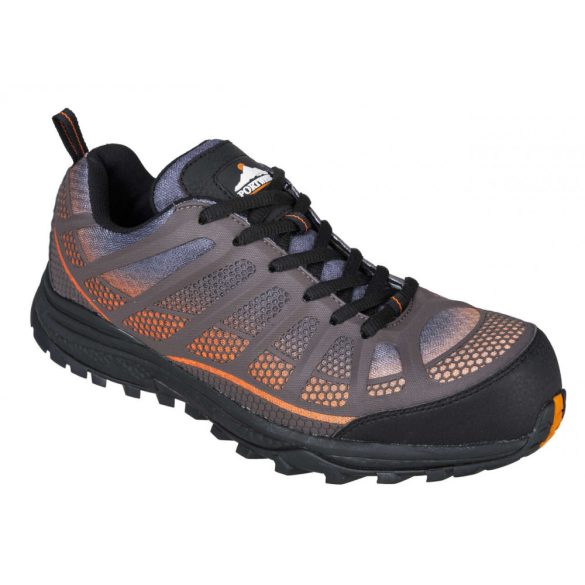 Portwest Compositelite Low Cut Spey S1P Trainer munkavédelmi cipő-FT36-narancs/fekete-37