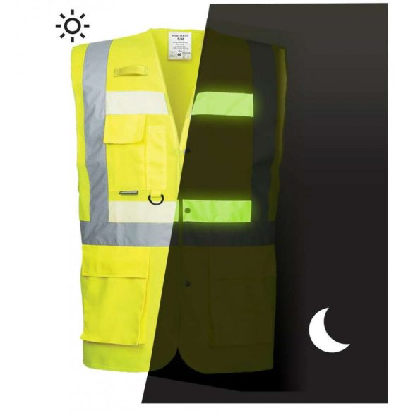 Portwest G476 - Glowtex vezetői mellény - 3XL - sárga