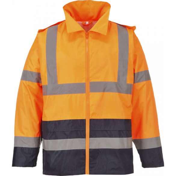 Portwest H443 - Hi-Vis Classic Contrast esődzseki - M - narancs/fekete