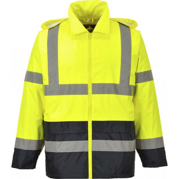 Portwest H443 - Hi-Vis Classic Contrast esődzseki - 4XL - sárga/fekete