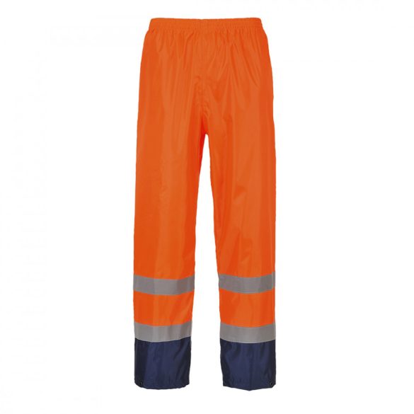 Portwest Hi-Vis klasszikus kontrasztos esőnadrág H444 - sárga / fekete - 6XL