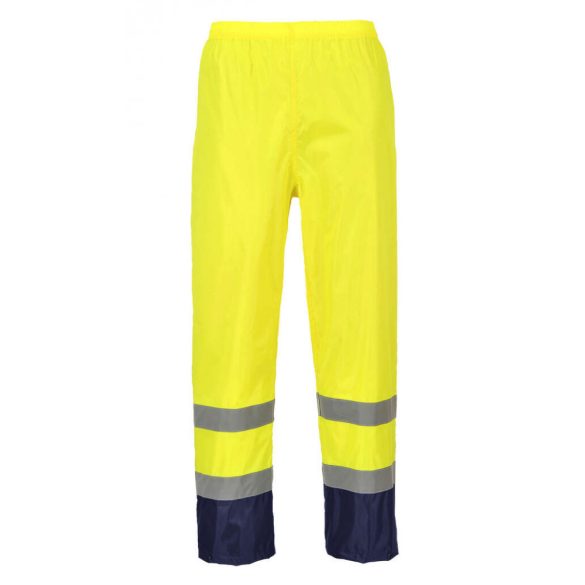 Portwest H444 - Hi-Vis Classic Contrast esőnadrág - M - sárga