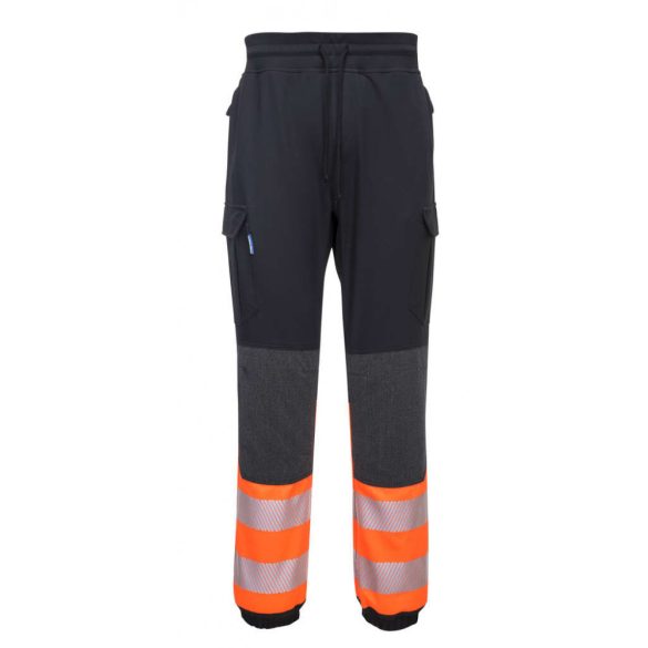 Portwest KX341 - KX3 Hi-Vis Flexi nadrág - XXL - Fekete/Narancs