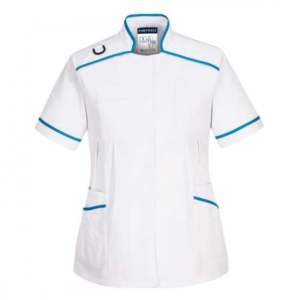 Portwest Medical Maternity Tunic LW22 - fehér / vízkék - L