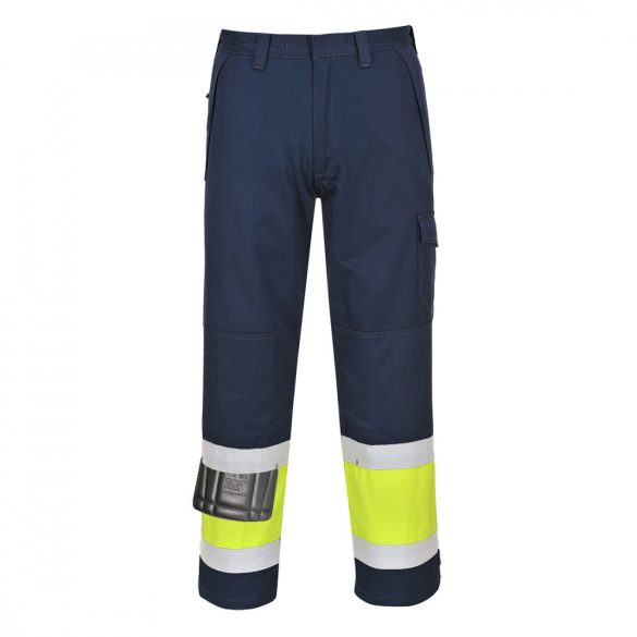 Portwest Hi-Vis Modaflame nadrág MV26 - sárga / tengerészkék - L