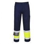   Portwest Hi-Vis Modaflame nadrág MV26 - sárga / tengerészkék - L