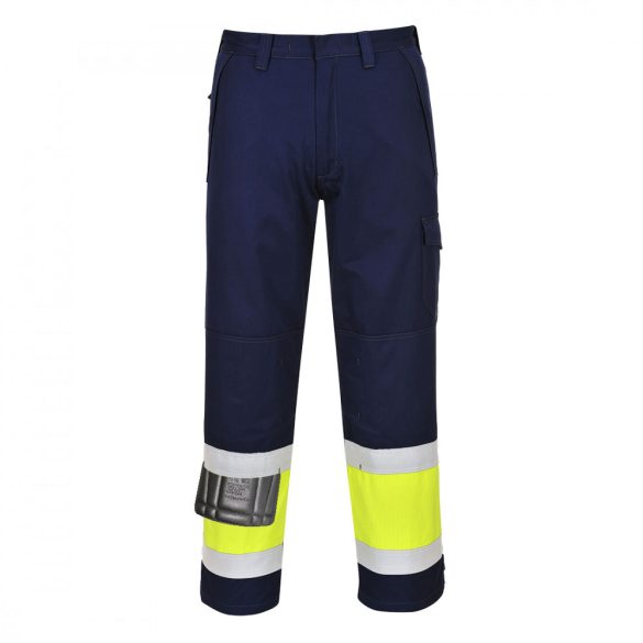 Portwest Hi-Vis Modaflame nadrág MV26 - sárga / tengerészkék - L